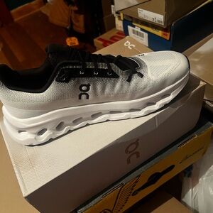 On Running White and Black Sneakers